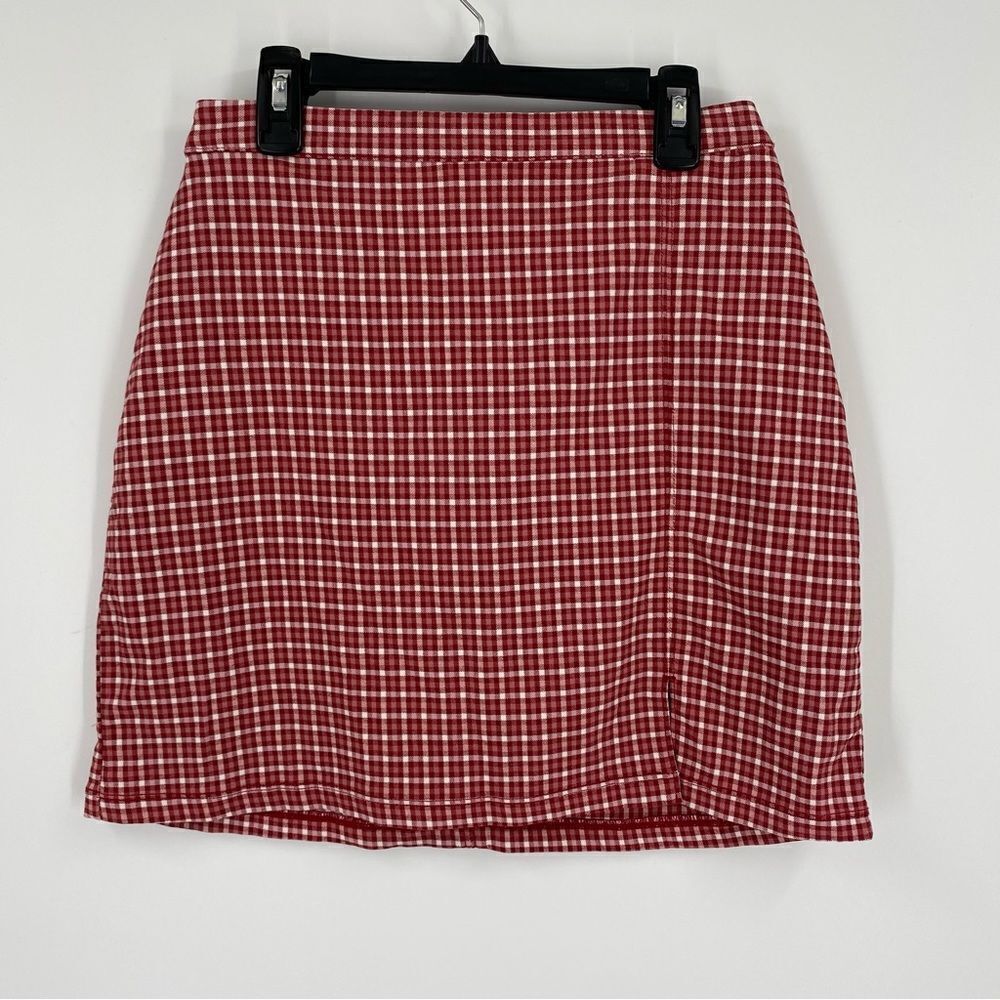 Hollister Juniors’ Ted Plaid Mini Skirt size S